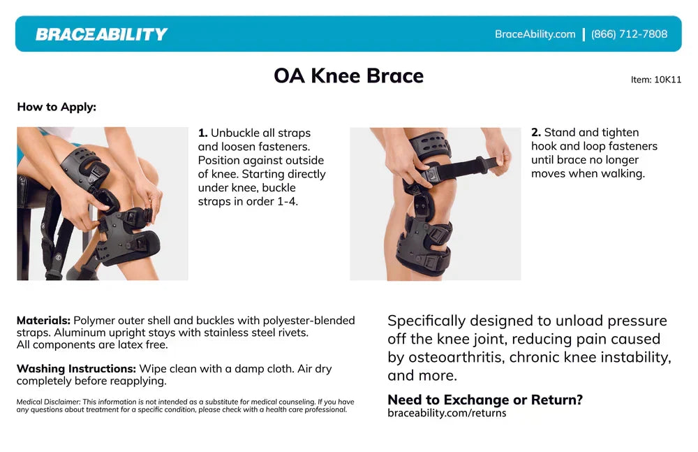 Sisica | Osteoarthritis relieving knee brace – Medial and lateral support for pain relief in bone-on-bone arthritis