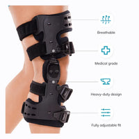 Charly | Osteoarthritis relieving knee brace – Medial and lateral support for pain relief in bone-on-bone arthritis