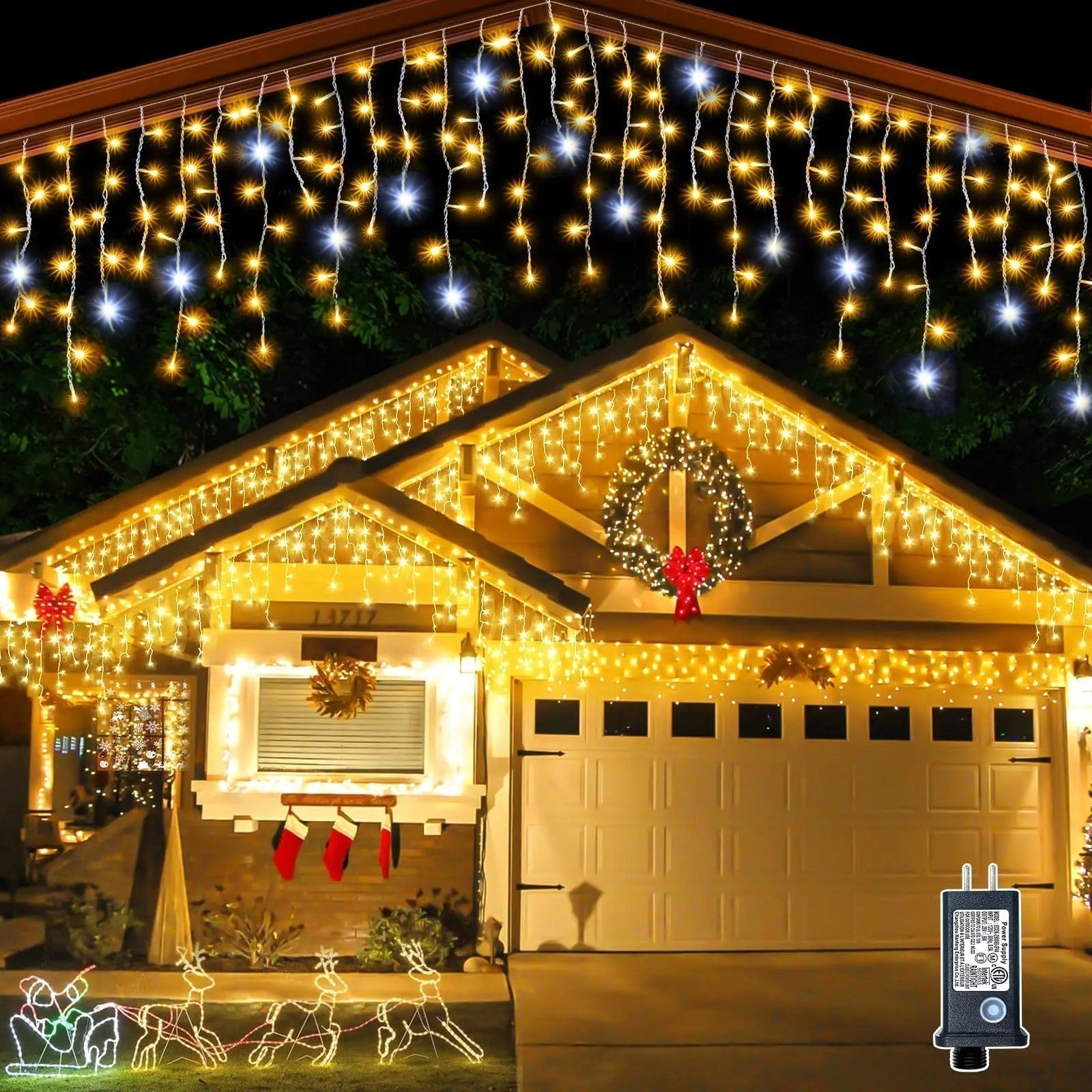 Sisica | Festive Outdoor LED Icicle Lights