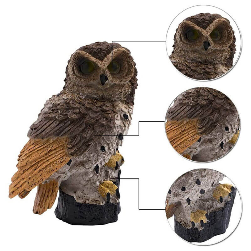 Sisica | Owl Garden Lamp with Solar Energy - OwlGlow
