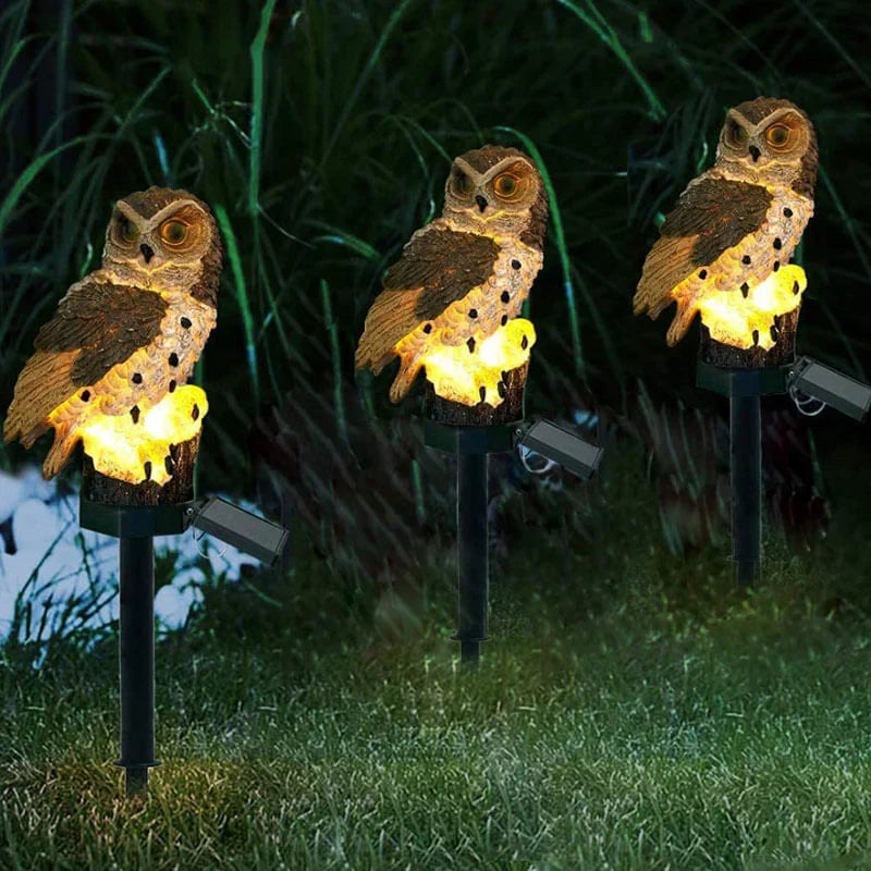 Charly | Owl Garden Lamp with Solar Energy - OwlGlow