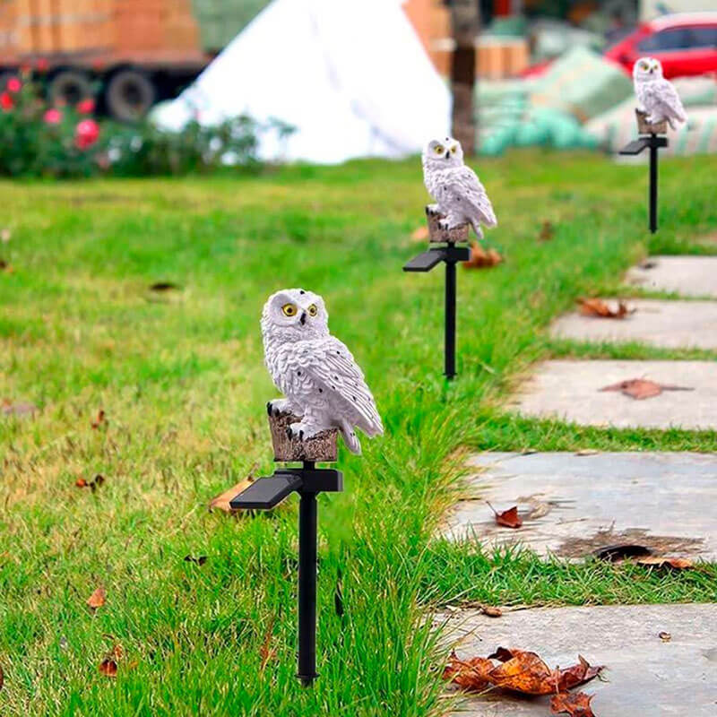 Sisica | Owl Garden Lamp with Solar Energy - OwlGlow