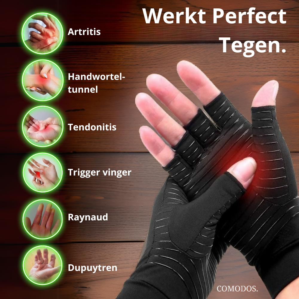 Sisica | Pain-Relieving Compression Gloves with Open Fingers