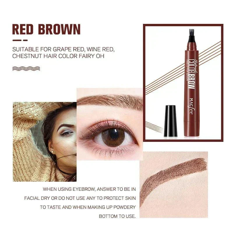 Sisica | 4-Prong Eyebrow Pen for Natural Definition