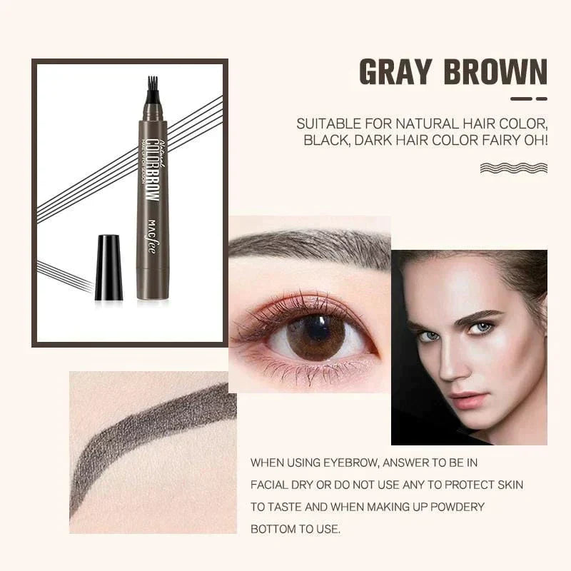 Sisica | 4-Prong Eyebrow Pen for Natural Definition