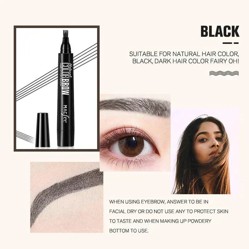 Sisica | 4-Prong Eyebrow Pen for Natural Definition