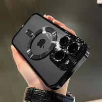Charly | Plating Clear Soft Magnetic Case for iPhone
