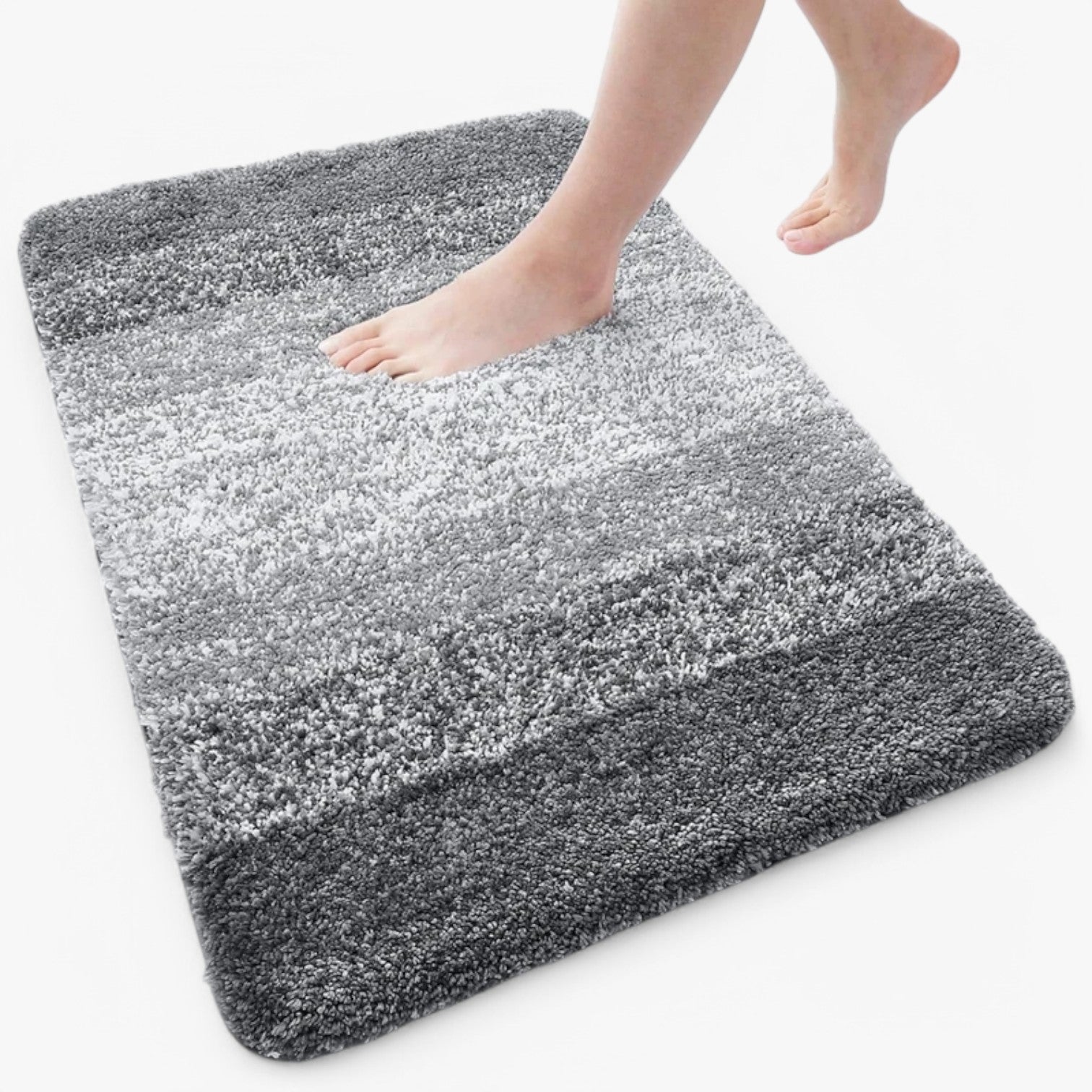 Charly | Plush Bathroom Mat - Ultra Absorbent & Non-Slip Bath Rug