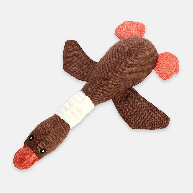 Charly | Plush Duck Dog Toy with Squeaker