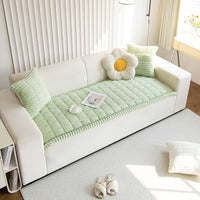 Sisica | Plush Pleated Edges Sofa Cover