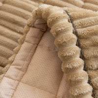 Sisica | Plush Pleated Edges Sofa Cover