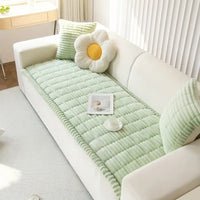 Sisica | Plush Pleated Edges Sofa Cover
