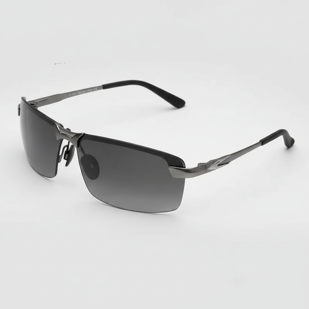 Charly | Polarized Photochromic Sunglasses | UV400 Protection | Automatic Light Adjustment (Day & Night) | Intelligent Glare Reduction for Drivers & Outdoors