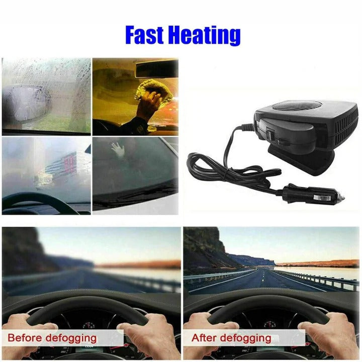Sisica | 12V Portable Ceramic Heater & Defroster for Cars