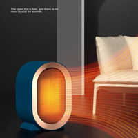 Sisica | Compact Ceramic Heater | Silent & Eco-Friendly | Work or Home