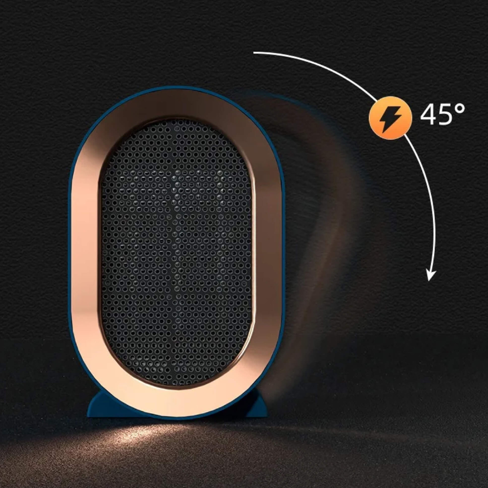 Sisica | Compact Ceramic Heater | Silent & Eco-Friendly | Work or Home