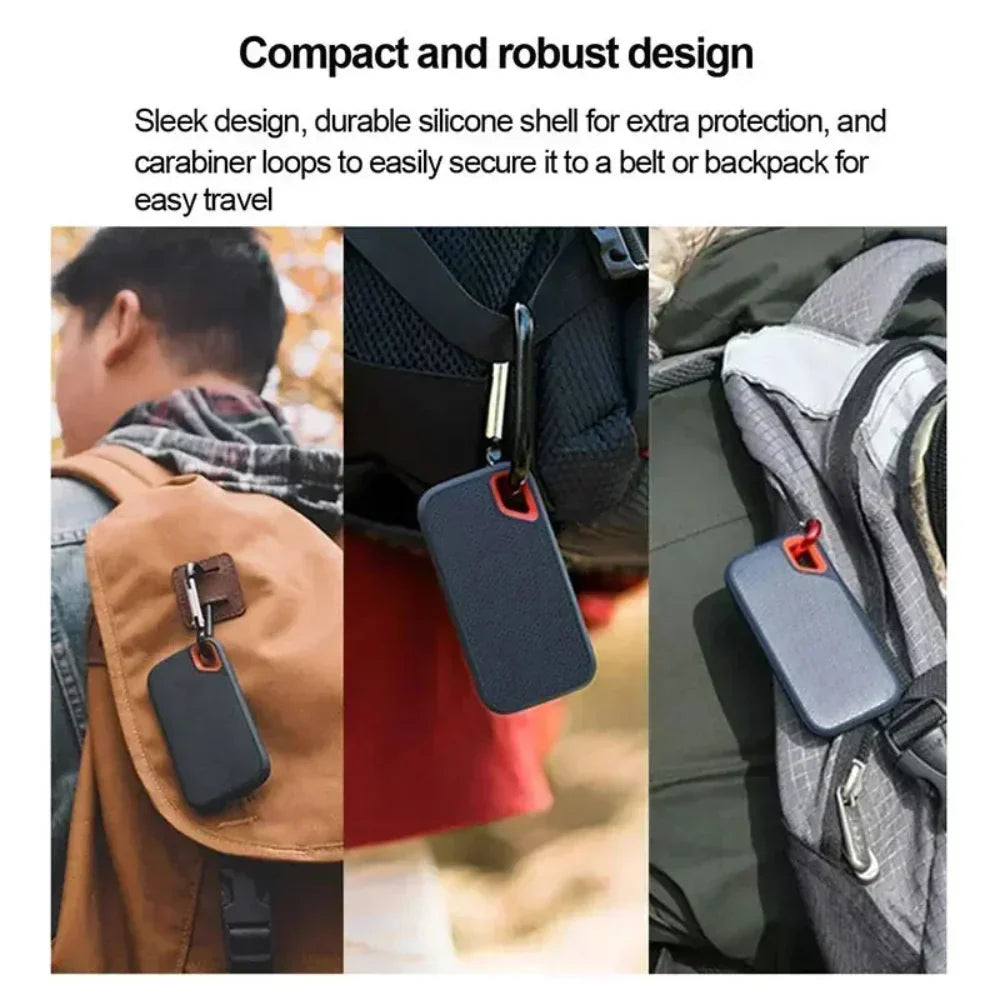 Sisica | Portable External SSD Drive High Speed Data Transfer Shockproof Storage