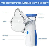 Sisica Portable Mesh Nebulizer for Adults & Kids