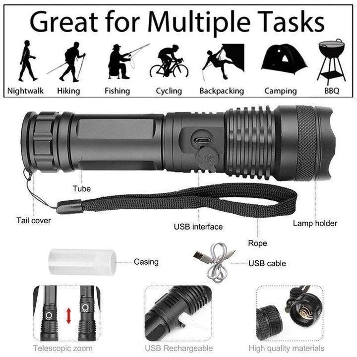 Sisica | Powerful 90000 Lumens LED Flashlights – The best flashlight for any adventure