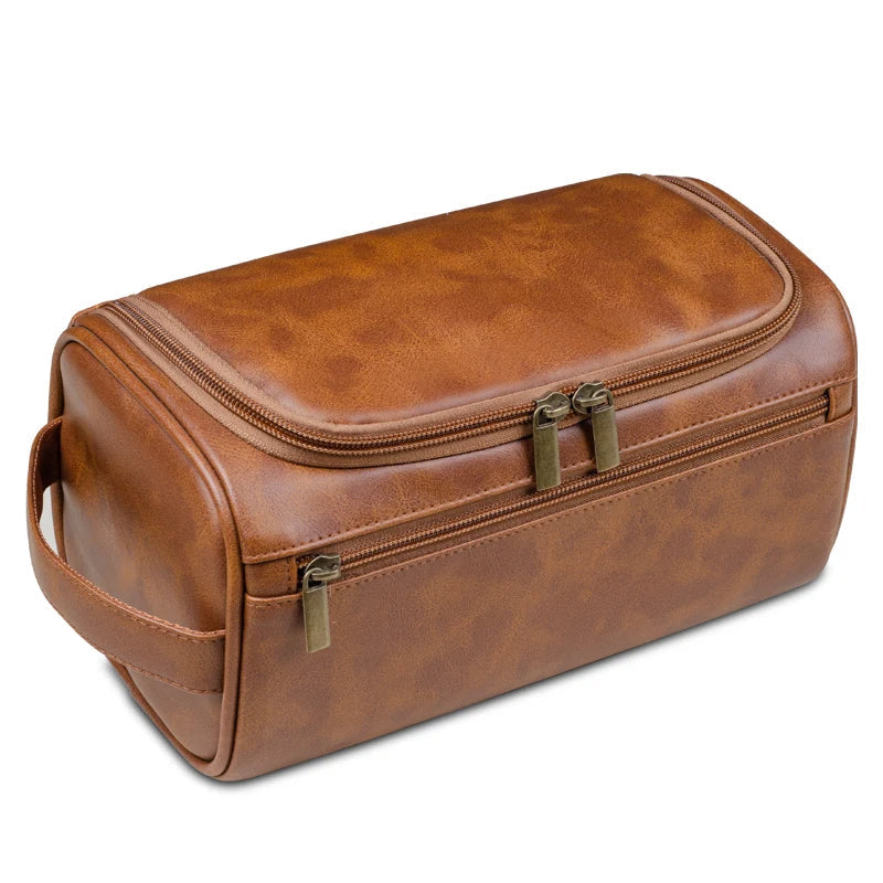 Charly | Premium Leather Toiletry Bag for Travelers