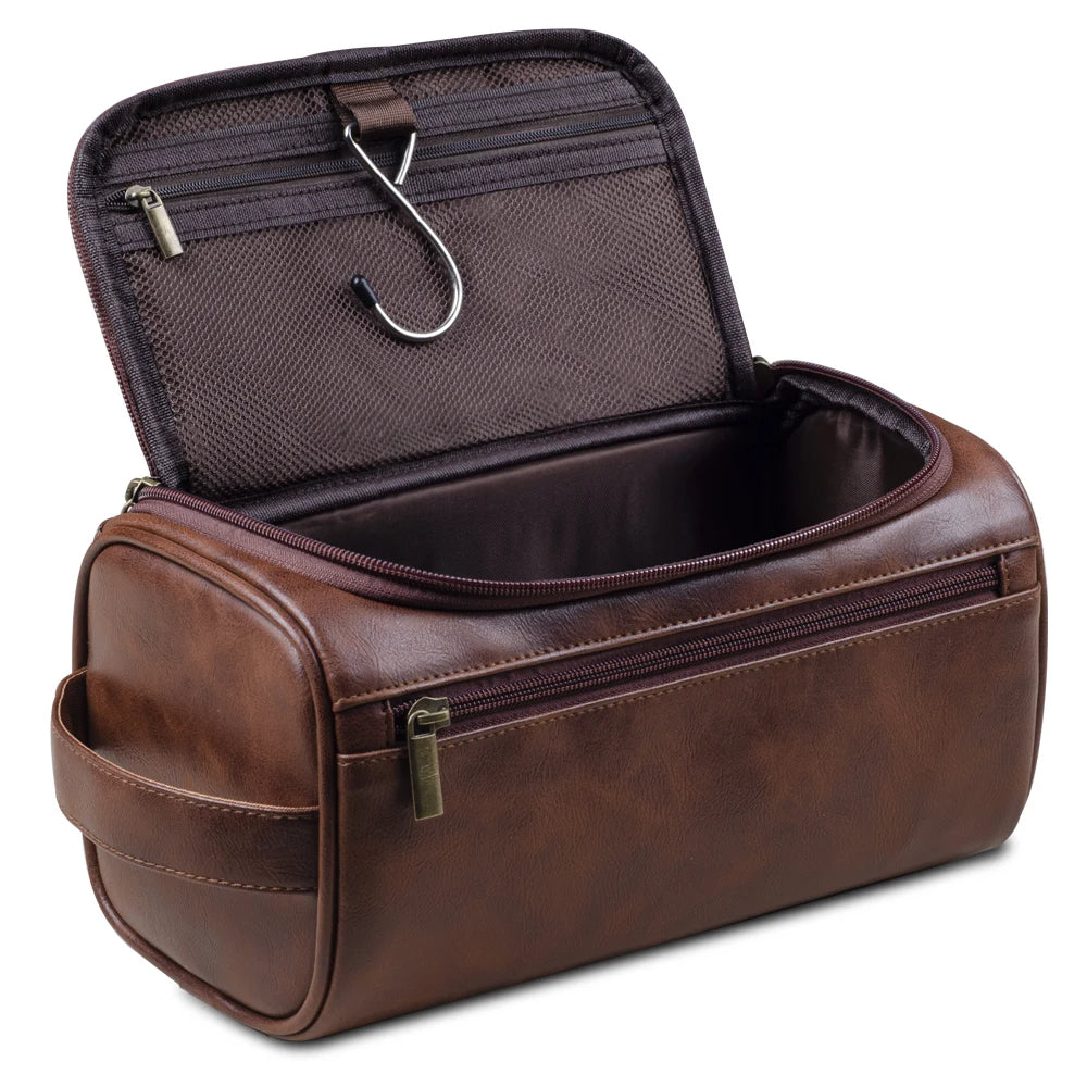 Charly | Premium Leather Toiletry Bag for Travelers