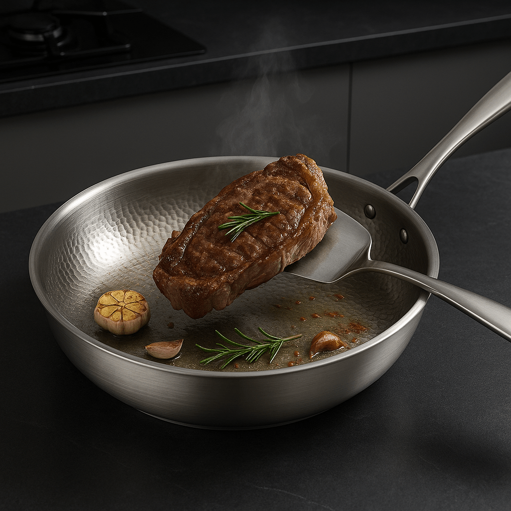 Sisica | PREMIUM PAN - High quality titanium pan without coating for all cooktops