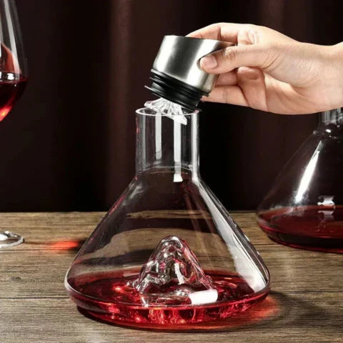 Sisica Wine Carafe | Lead-Free Crystal with Rapid Aeration