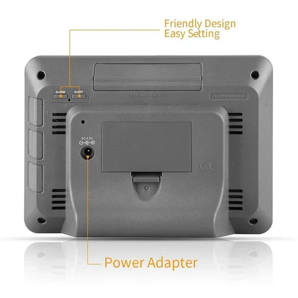 Sisica | Premium Wireless Home Weather Station – Accurate Indoor and Outdoor Monitoring