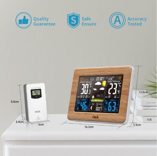 Sisica | Premium Wireless Home Weather Station – Accurate Indoor and Outdoor Monitoring