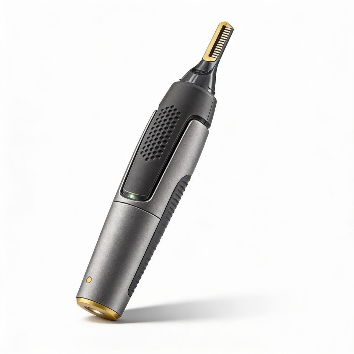 Sisica | Professional Ultra-Thin Precision Trimmer | Titanium Stainless Steel Blades | Integrated LED Light | Micro-Oscillation Technology | For Nose, Ears & Contours
