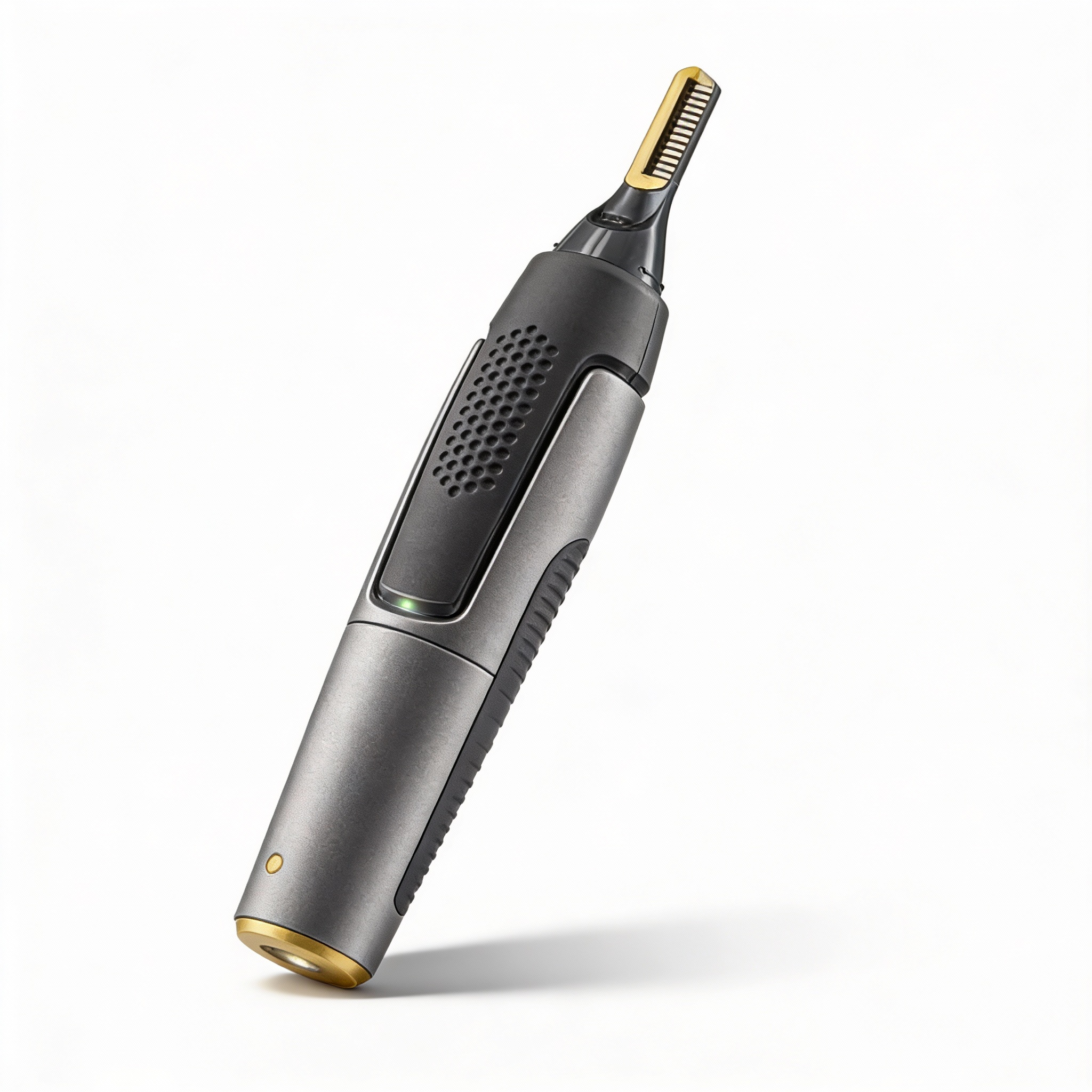 Sisica | Professional Ultra-Thin Precision Trimmer | Titanium Stainless Steel Blades | Integrated LED Light | Micro-Oscillation Technology | For Nose, Ears & Contours