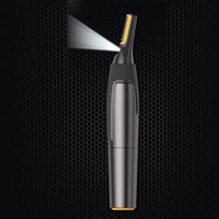 Sisica | Professional Ultra-Thin Precision Trimmer | Titanium Stainless Steel Blades | Integrated LED Light | Micro-Oscillation Technology | For Nose, Ears & Contours
