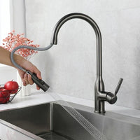 Sisica | PureFlow Kitchen Sink Tap with Pull-Out Sprayer