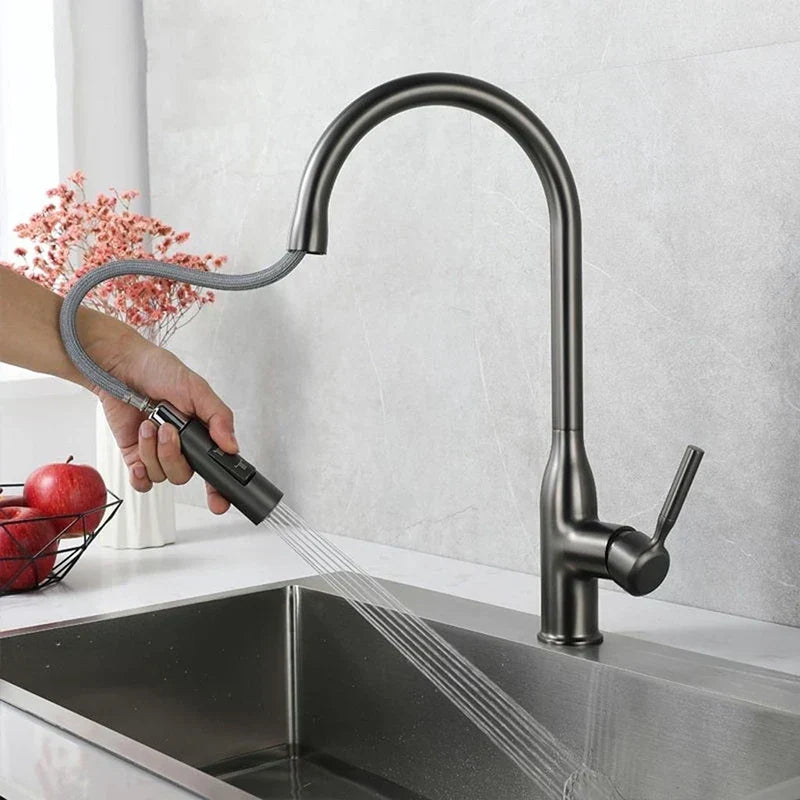 Sisica | PureFlow Kitchen Sink Tap with Pull-Out Sprayer