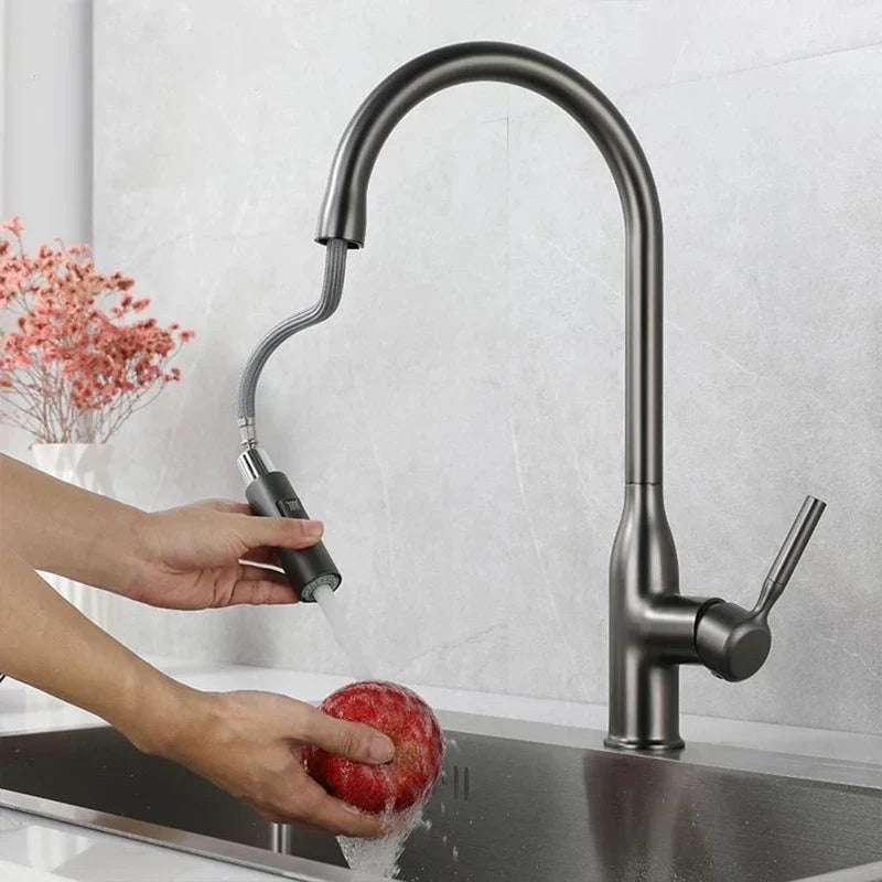 Sisica | PureFlow Kitchen Sink Tap with Pull-Out Sprayer