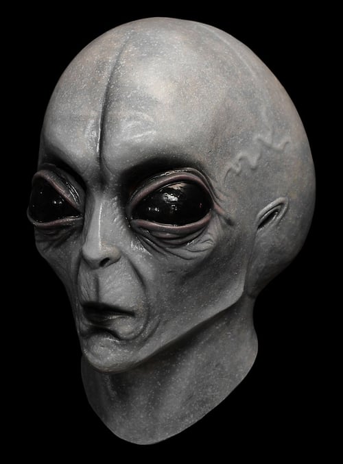 Charly | Realistic Alien Mask – Latex and Silicone Halloween Mask for Cosplay and Parties