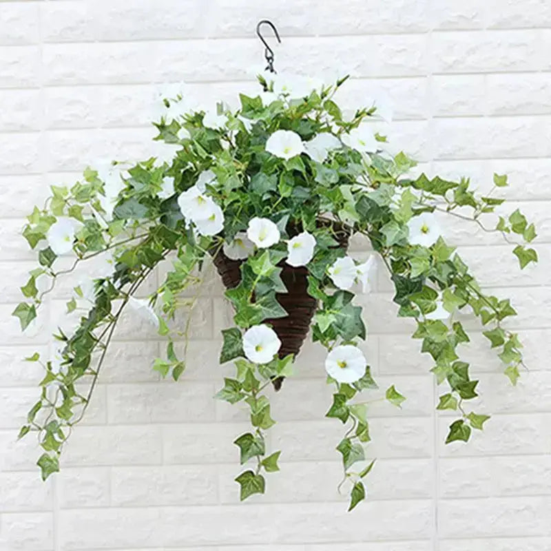 Charly | Realistic, UV-resistant artificial morning glory - Buy one, get one!
