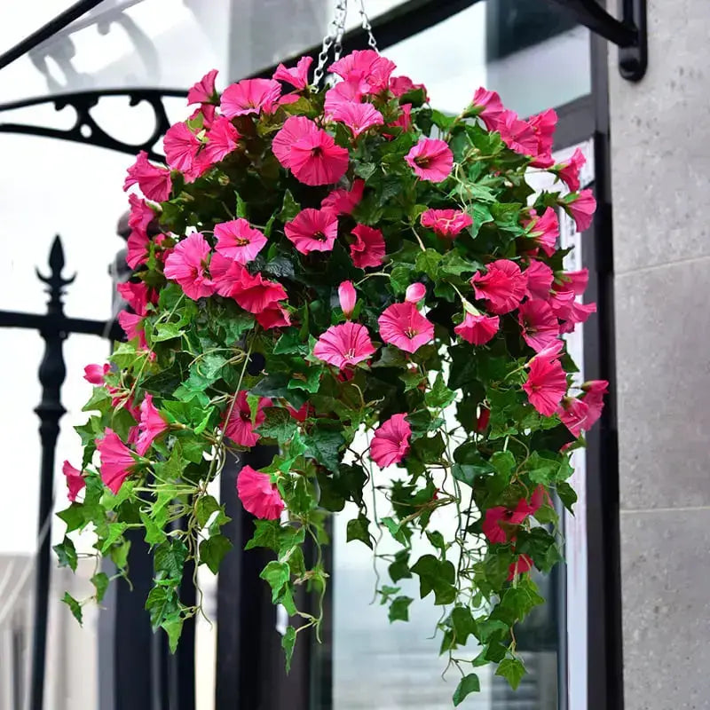 Charly | Realistic, UV-resistant artificial morning glory - Buy one, get one!