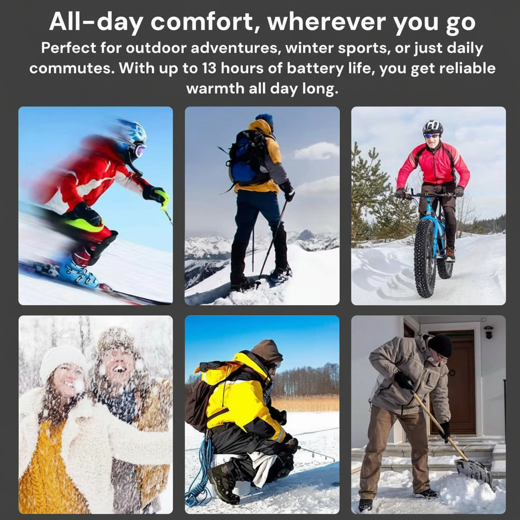 Sisica | Rechargeable Heated Insoles UK – Best Thermal Shoe Inserts for Boots, Work Boots & Everyday Winter Comfort