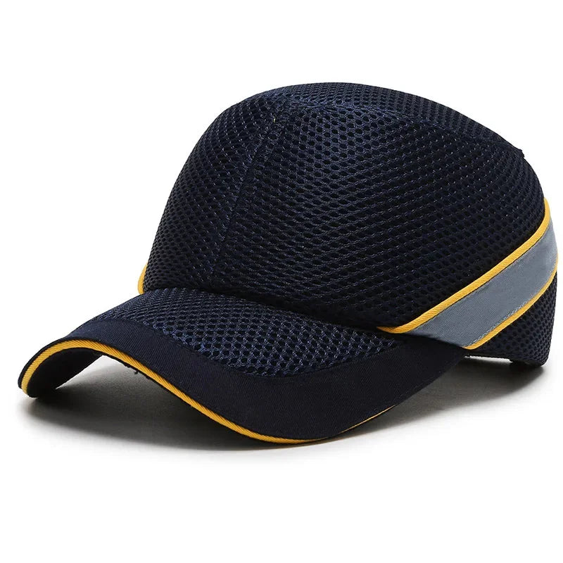 Charly | Red Safety Bump Cap - Helmet with hard ABS inner core for head protection at home, work, and factory