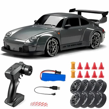 Charly | Retro Drift Master – 4WD RC Car with LED Lights