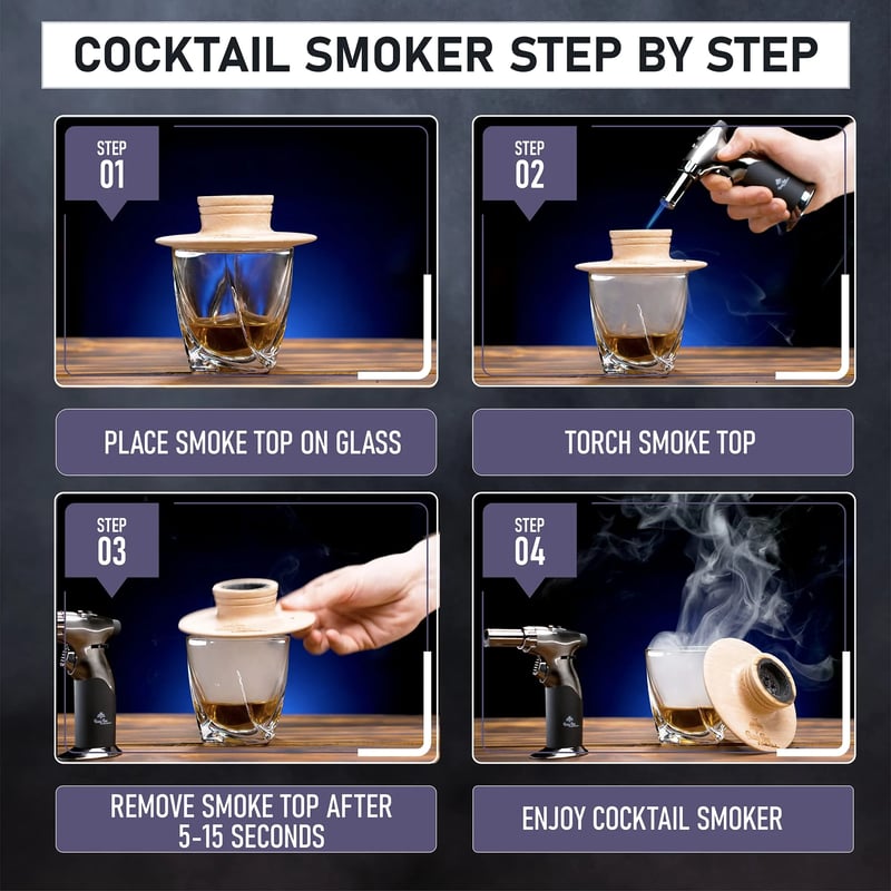 Cocktail Smoker Kit for Drinks