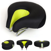Sisica | Seamless Bicycle Seat Mountain Bike Thick Soft Padding (Green)