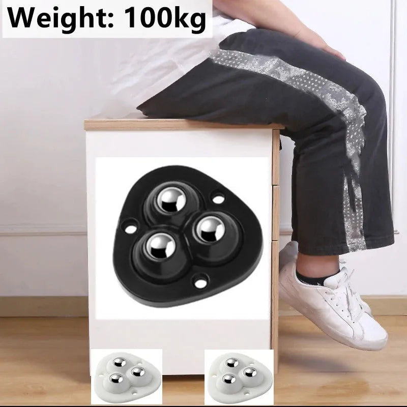 Sisica | Adhesive Swivel Casters for Furniture Movement