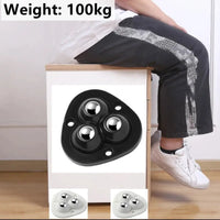 Sisica | Adhesive Swivel Casters for Furniture Movement