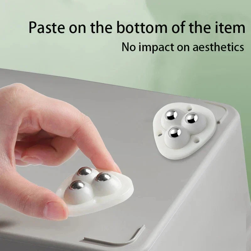 Sisica | Adhesive Swivel Casters for Furniture Movement