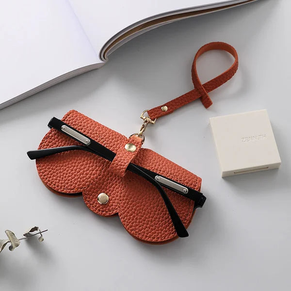 Charly | ShadeShield Soft Leather Sunglasses Case