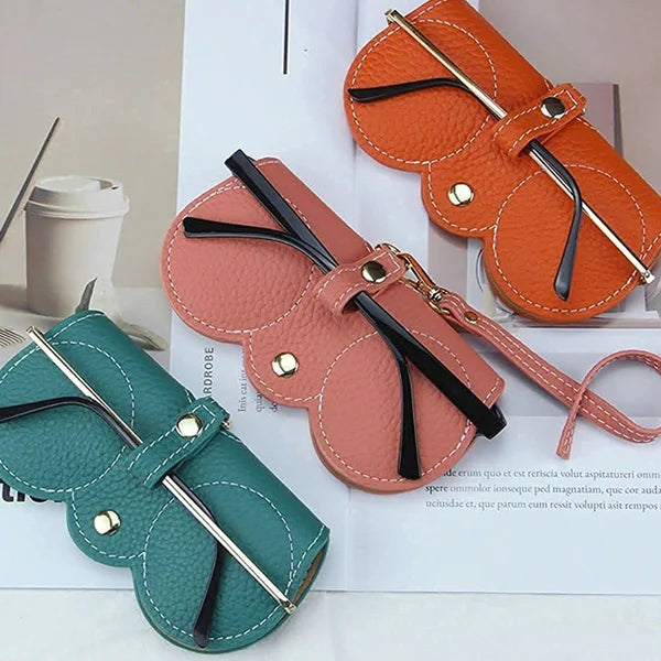 Sisica | Soft PU Leather Glasses Protector Pouch