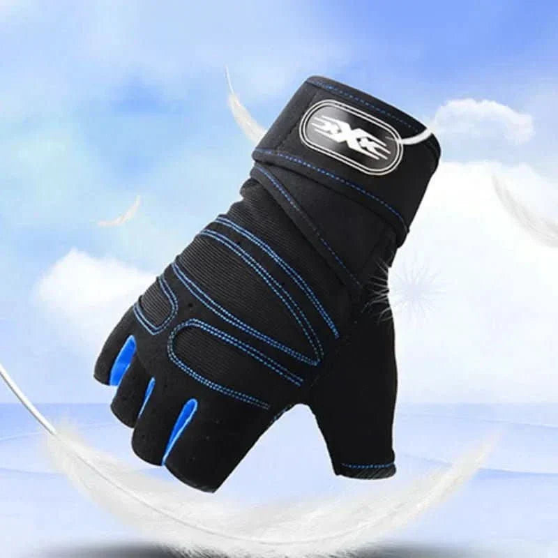 Sisica | Shock-resistant training gloves with wrist support | For weight training, fitness & cycling