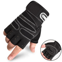 Charly | Shock-resistant training gloves with wrist support | For weight training, fitness & cycling
